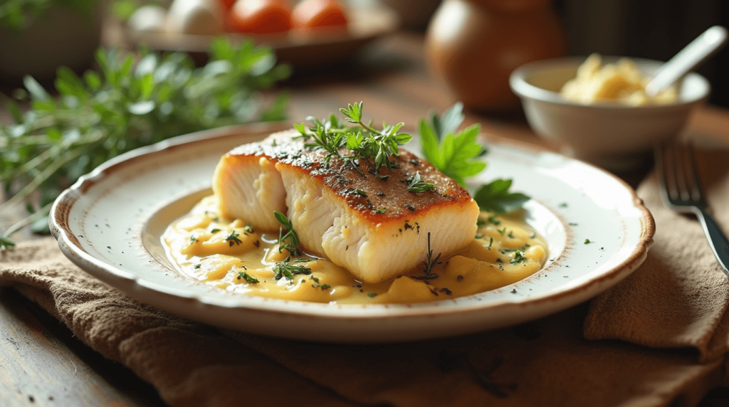 try rosemary thyme compound butter for fish recipes