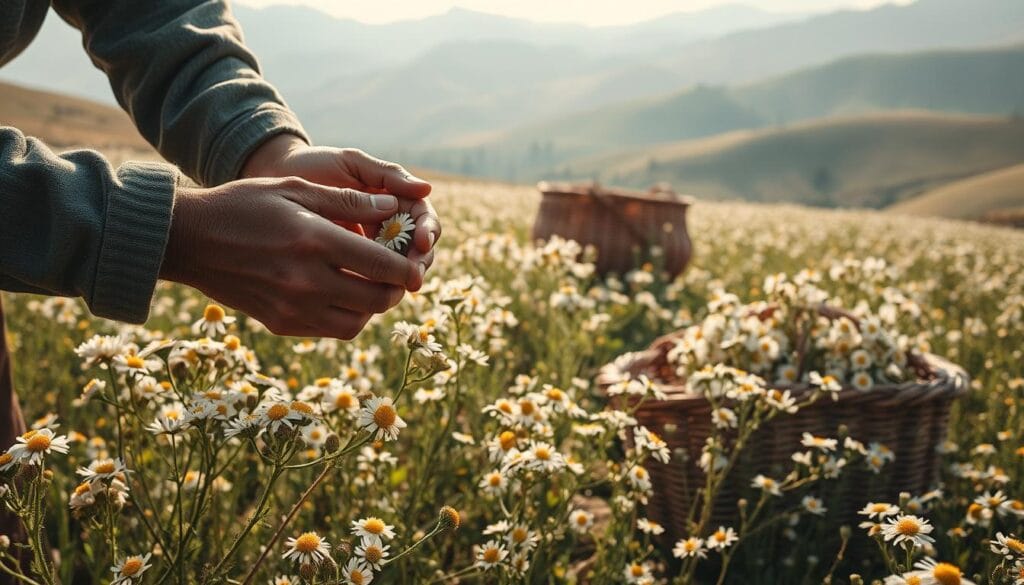 Ancient Chamomile Harvesting